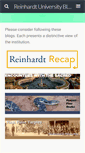 Mobile Screenshot of blogs.reinhardt.edu